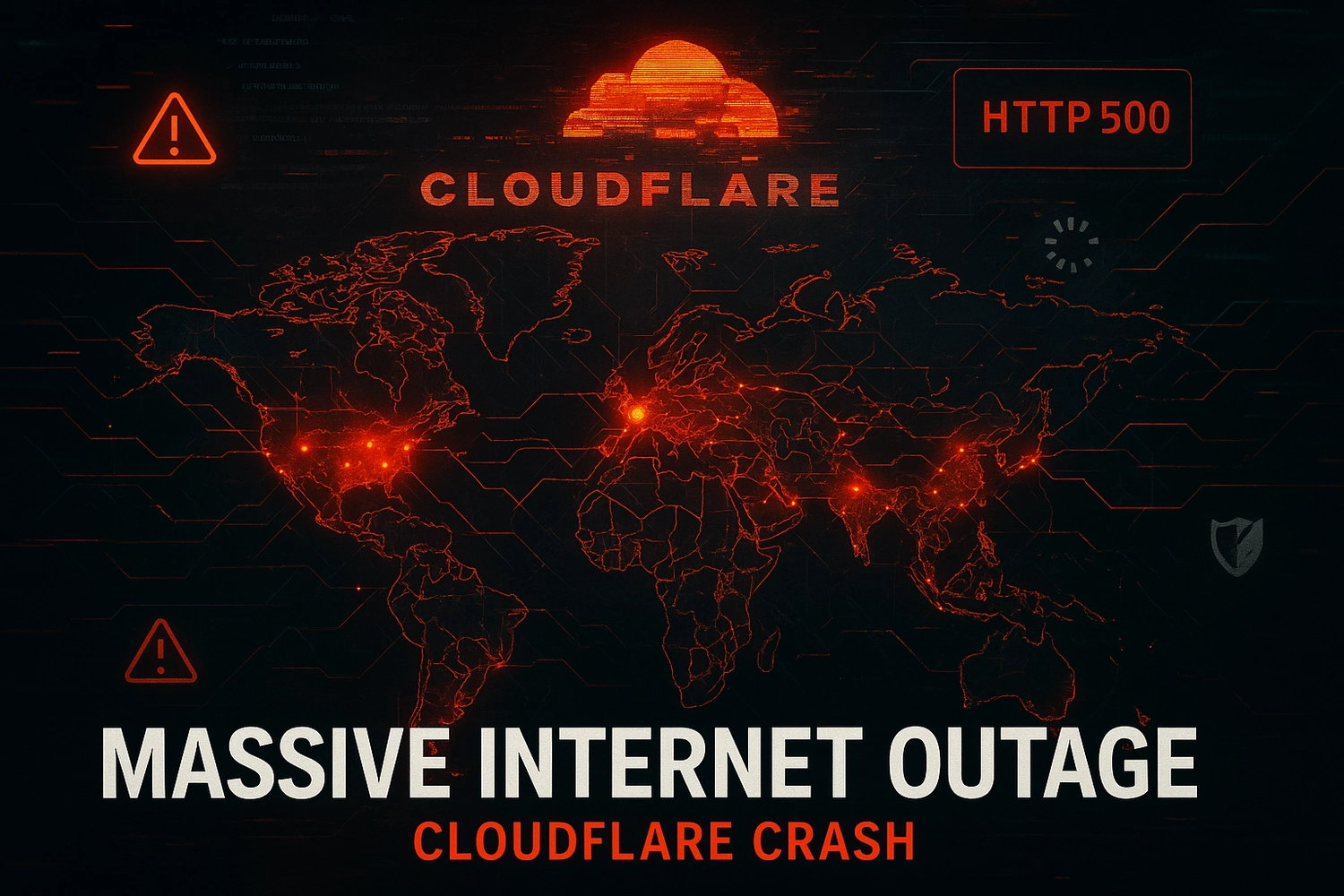 Cloudflare Global Outage Brings Down Major Websites Worldwide: What Happened, Why It Failed, and the Economic Losses