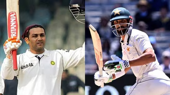 Pakistan Captain Shan Masood Breaks Virender Sehwag’s Long-Standing Record with Blistering Double Century