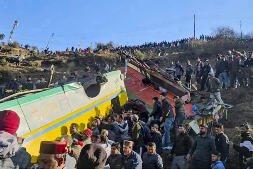 Nine Killed, Around 40 Injured as Private Bus Plunges into Gorge in Himachal’s Sirmaur