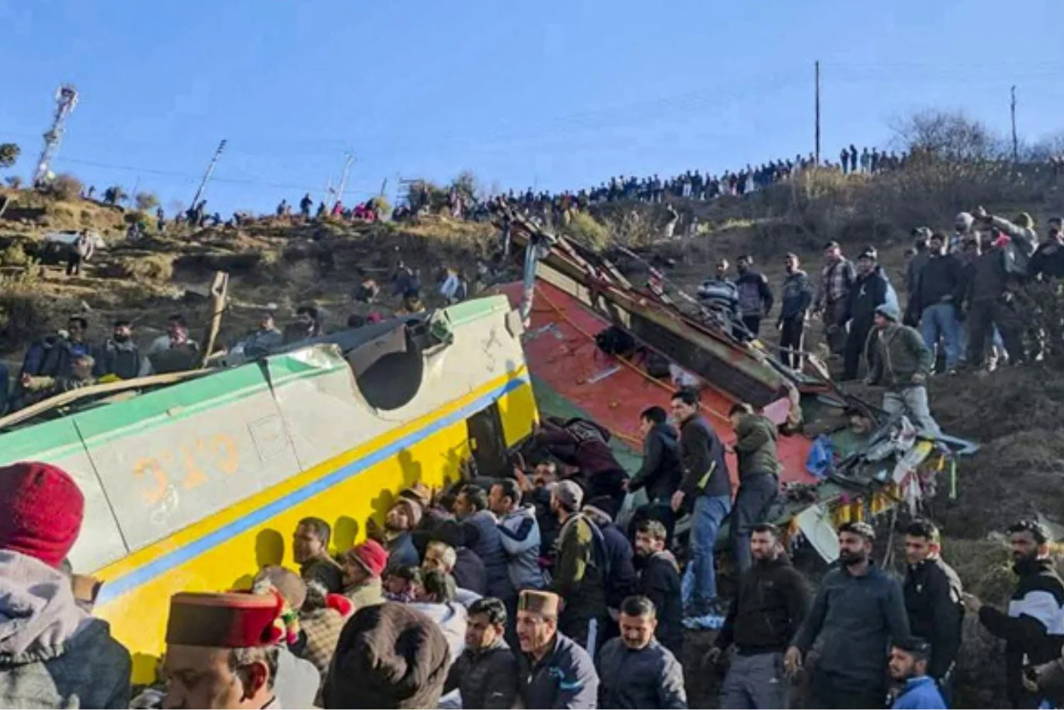 Nine Killed, Around 40 Injured as Private Bus Plunges into Gorge in Himachal’s Sirmaur