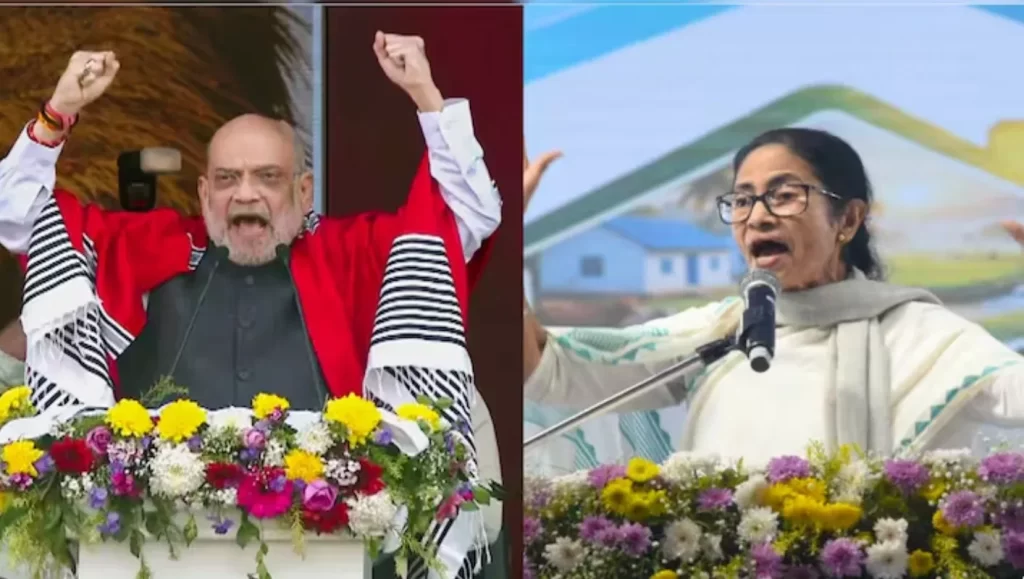 Amit Shah Targets Mamata Banerjee After Kolkata Fire, Raises ‘Momo Factory’ Funding Question