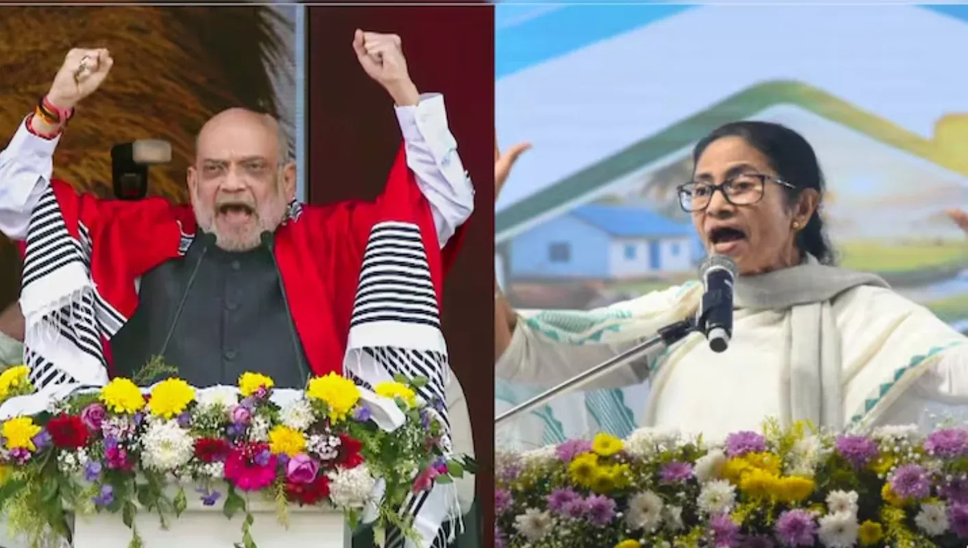Amit Shah Targets Mamata Banerjee After Kolkata Fire, Raises ‘Momo Factory’ Funding Question 