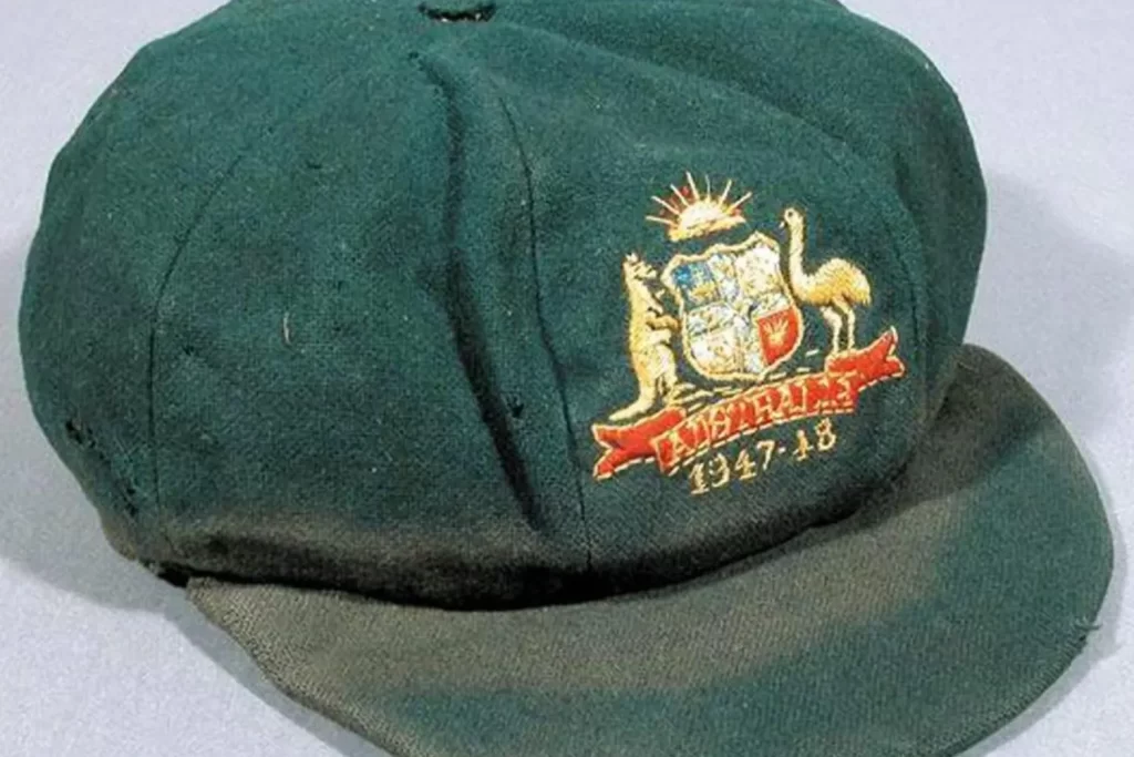 Don Bradman’s Historic India Series Cap Fetches $318,000 at Auction 