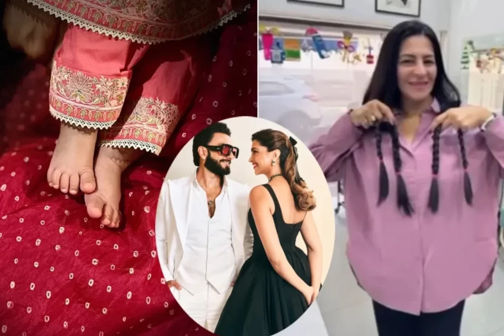 Ranveer Singh’s Mom Shows Off Granddaughter Dua’s Name in Mehendi at Family Function