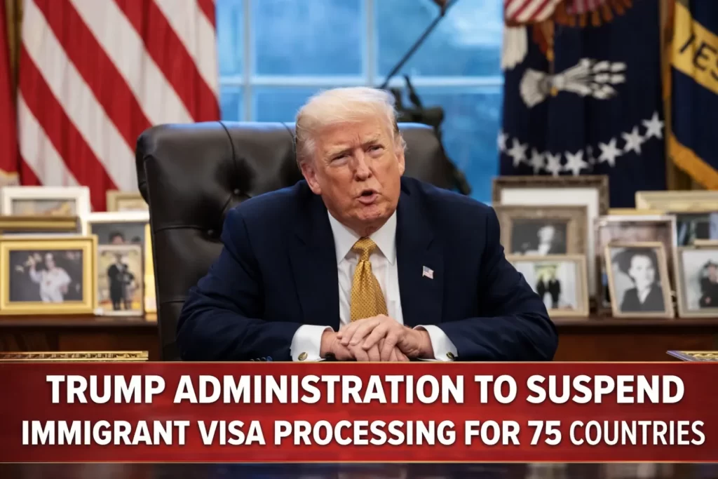 Trump Administration to Suspend Immigrant Visa Processing for 75 Countries
