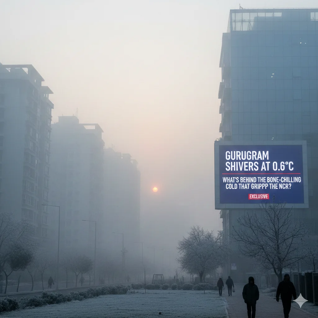 Gurgaon Shivers at 0.6°C: What’s Behind the Bone-Chilling Cold That Gripped the NCR?